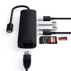 USB Hub Satechi USB-C Slim Multiport (1xHDMI 4K,2x USB 3.0, USB-C, Micro SD, SD, RJ45) černý

 obrázek produktu 7 z 8