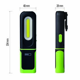 Svítilna EMOS COB LED + SMD LED, 330 lm, 1200 mAh černá/zelená

 obrázek produktu 9 z 12