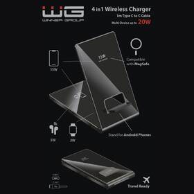 Bezdrátová nabíječka WG 4 in 1 Folding Magnetic Wireless černá

 obrázek produktu 2 z 2