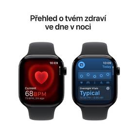 Chytré hodinky Apple GPS + Cellular 46mm pouzdro z klavírně černého hliníku - černý sportovní řemínek - M/L 

 obrázek produktu 4 z 8
