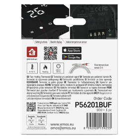Termostat EMOS GoSmart P56201BUF Wi-Fi černý

 obrázek produktu 18 z 18