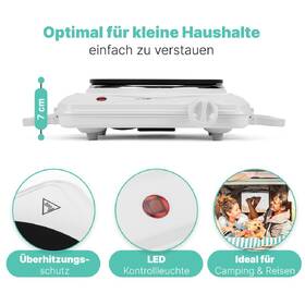 Vařič elektrický Clatronic EKP 3582 bílý

 obrázek produktu 12 z 12