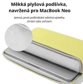 Pouzdro na notebook tomtoc LightA18 Sleeve - 13" MacBook Neo žluté

 obrázek produktu 9 z 9