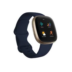Chytré hodinky Fitbit Versa 3 - Midnight/Soft Gold Aluminum 

 obrázek produktu 1 z 4