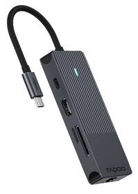 USB Hub Rapoo 8-in-1 USB-C Multiport černý

 obrázek produktu 1 z 4