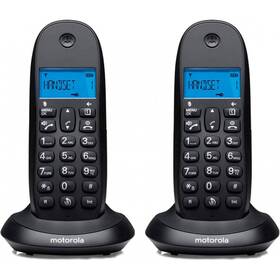 Domácí telefon Motorola C1002CB+ Duo černá barva

