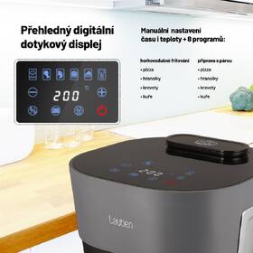 Fritéza horkovzdušná Lauben Glass&SteamAir® Fryer 4500BG 

 obrázek produktu 12 z 16