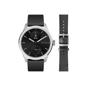 Chytré hodinky Withings ScanWatch 2 42 mm se silikonovým řemínkem + kožený řemínek černá

 obrázek produktu 5 z 6
