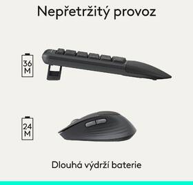Klávesnice s myší Logitech Signature Comfort Plus MK880, US layout grafitová

 obrázek produktu 23 z 23