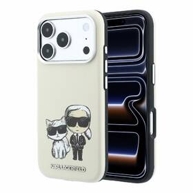 Kryt na mobil Karl Lagerfeld PU Semi Wrap Smooth Sketch Bodies Magsafe na Apple iPhone 18 Pro béžový

 obrázek produktu 5 z 6