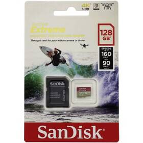 Paměťová karta SANDISK 128GB UHS-I U3 (160R/90W) + adapter 

 obrázek produktu 4 z 4
