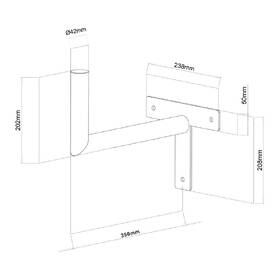 Držák satelitní antény STELL SHO 1121, 35 cm 

 obrázek produktu 3 z 3