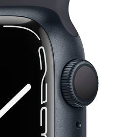 Chytré hodinky Apple GPS, 45mm pouzdro z půlnočně inkoustového hliníku - temně inkoustový sportovní řemínek 

 obrázek produktu 1 z 2