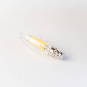 Žárovka LED Tesla Lightning filament svíčka E14, 6W, denní bílá 

 obrázek produktu 3 z 3