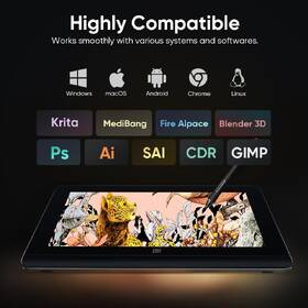 Grafický tablet XPPen Artist Pro 16 (2. generace) + RC černý

 obrázek produktu 5 z 5