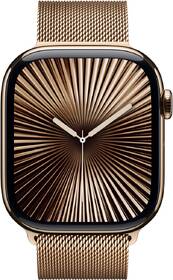 Chytré hodinky Apple GPS + Cellular 46mm pouzdro ze zlatého titanu - zlatý milánský tah - S/M 

 obrázek produktu 1 z 8