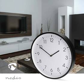 Nástěnné hodiny Nedis CLWA1226BK černé/bílé

 obrázek produktu 2 z 3