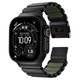 Řemínek NOMAD Stratos FKM na Apple Watch 45/46/49mm, titanový černý/zelený

 obrázek produktu 2 z 12