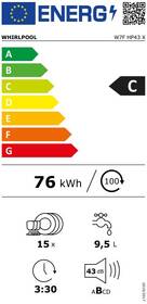 Myčka nádobí Whirlpool W7F HP43 X MaxiSpace nerez
