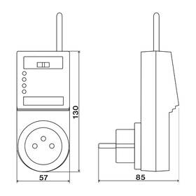 Termostat Elektrobock BT013, bezdrátový 

 obrázek produktu 6 z 7