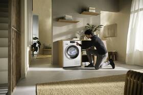 Set výrobků Miele WWD 380 WCS + TWD 640 WP bílá barva
