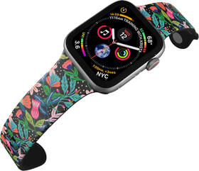 Řemínek Mi-Band na Apple Watch 42/44/45/49 mm - motiv Džungle, černý 

 obrázek produktu 3 z 3