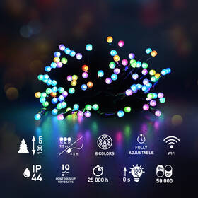 Vánoční osvětlení RETLUX RXL 361, smart řetěz, 96 LED, multicolor 

 obrázek produktu 5 z 9