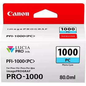 Inkoustová náplň Canon PFI-1000 PC, 80 ml, foto azurová 

 obrázek produktu 3 z 3