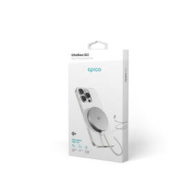 Bezdrátová nabíječka Epico UltraBase Qi2 Mag+ stříbrná

 obrázek produktu 4 z 4