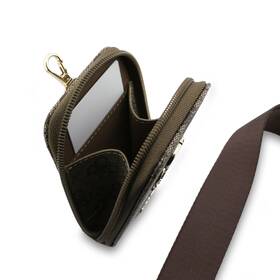 Popruh na krk Guess Crossbody PU 4G Metal Logo + Peněženka hnědý

 obrázek produktu 4 z 5