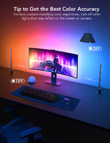 LED světlo Govee DreamView G1 Pro 24"-29" černé

 obrázek produktu 4 z 9
