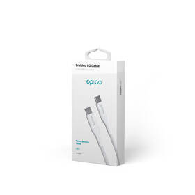 Kabel Epico USB-C/USB-C, PD 100 W, 0,3 m bílý

 obrázek produktu 3 z 3