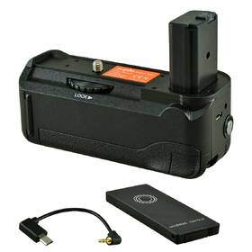 Bateriový grip Jupio 2× NP-FW50 Sony A6000/A6300/A6400 + kabel černý

 obrázek produktu 1 z 1