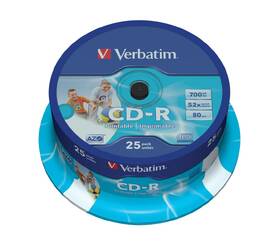 Disk Verbatim CD-R DLP 700MB/80min, 52x, 25-cake 

 obrázek produktu 1 z 1
