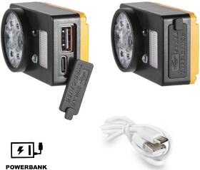 Čelovka RETLUX RPL 702, s powerbankou 

 obrázek produktu 3 z 6
