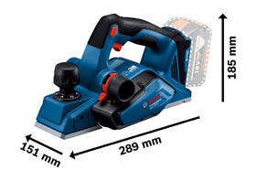 Hoblík Bosch Professional GHO 185-LI (bez baterie) 

 obrázek produktu 2 z 9
