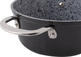 Kastrol s poklicí Lamart LT1254 24 cm černá barva

