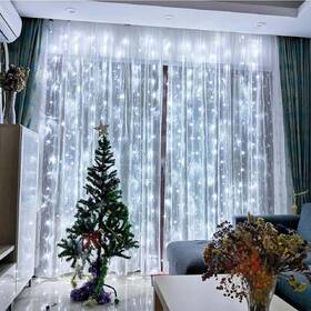Vánoční osvětlení ColorWay vnitřní, 300 LED, 3× 3m, 220–240V AC, studená bílá 

 obrázek produktu 16 z 18