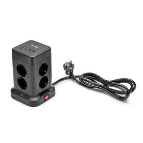 Kabel prodlužovací Huslog 15W 8xzásuvka, 2xUSB-C, 2xUSB černý

 obrázek produktu 1 z 5