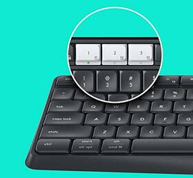 Klávesnice Logitech K375s, CZ černá

 obrázek produktu 4 z 8