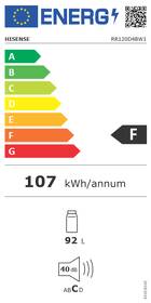 Chladnička Hisense RR120D4BW1 bílá

 obrázek produktu 1 z 4