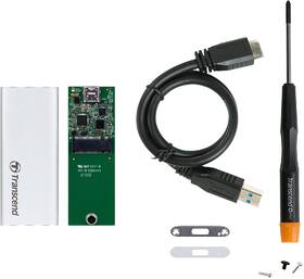 Box na HDD Transcend CM42 externí SSD rámeček, M.2 SATA SSD typ 2242, USB 3.0/USB-C stříbrný

 obrázek produktu 5 z 6