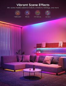 LED pásek Govee WiFi RGBIC Smart LED PRO, 5m 

 obrázek produktu 1 z 8