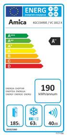 Chladnička s mrazničkou Amica VC 1812 X nerez

 obrázek produktu 1 z 4