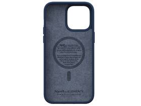 Kryt na mobil Njord Salmon Leather Magsafe na Apple iPhone 13/14 Pro Max modrý

 obrázek produktu 5 z 6