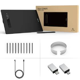 Grafický tablet XPPen Star G960S černý

 obrázek produktu 4 z 4