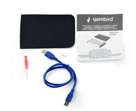 Box na HDD Gembird pro 2.5” zařízení, USB 3.0, SATA bílý

 obrázek produktu 3 z 4