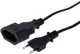 Kabel Hama 2pólová euro vidlice, prodlužovací, 5m černý

 obrázek produktu 2 z 2