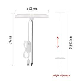 Lampa pro pěstování EMOS Kruh, 8 W, stmívání, LED integrované, IP20 bílá

 obrázek produktu 5 z 8