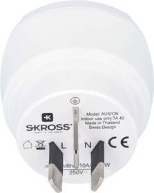 Cestovní adaptér SKROSS pro použití v Číně a Austrálii 

 obrázek produktu 3 z 6